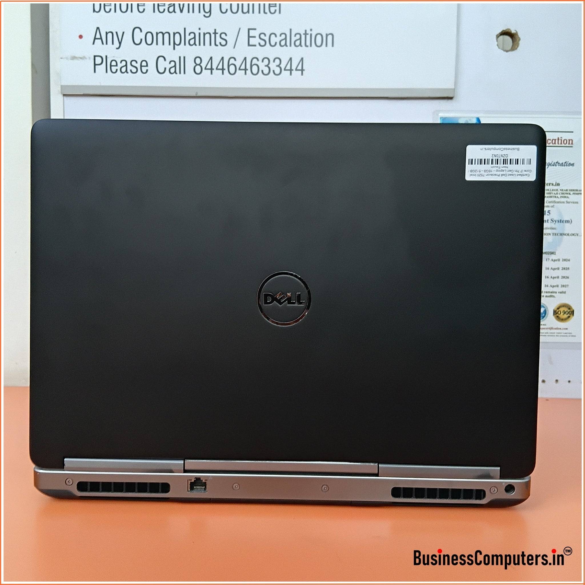 Certified Used Dell Precision 7520 Intel Core i7 7th Gen Laptop