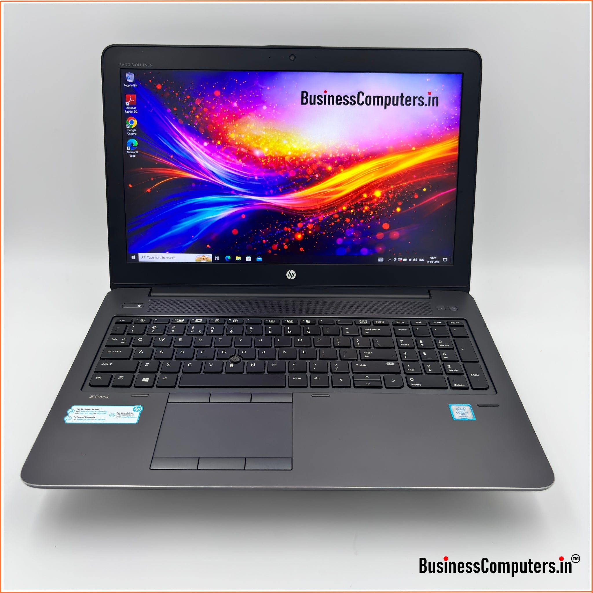 Certified Used HP ZBook 15G4 Intel Core i7 7th Gen Laptop