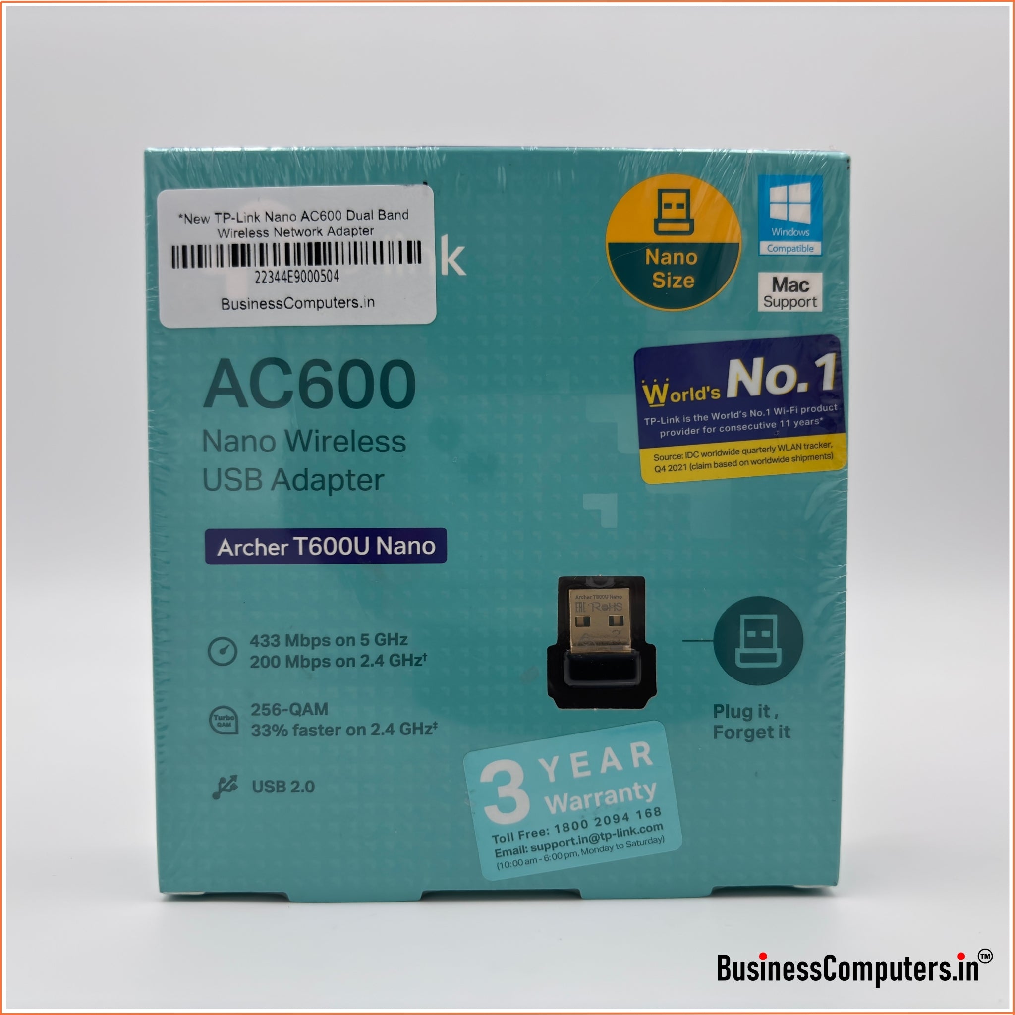 *New TP-Link Nano AC600 Dual Band Wireless Network Adapter