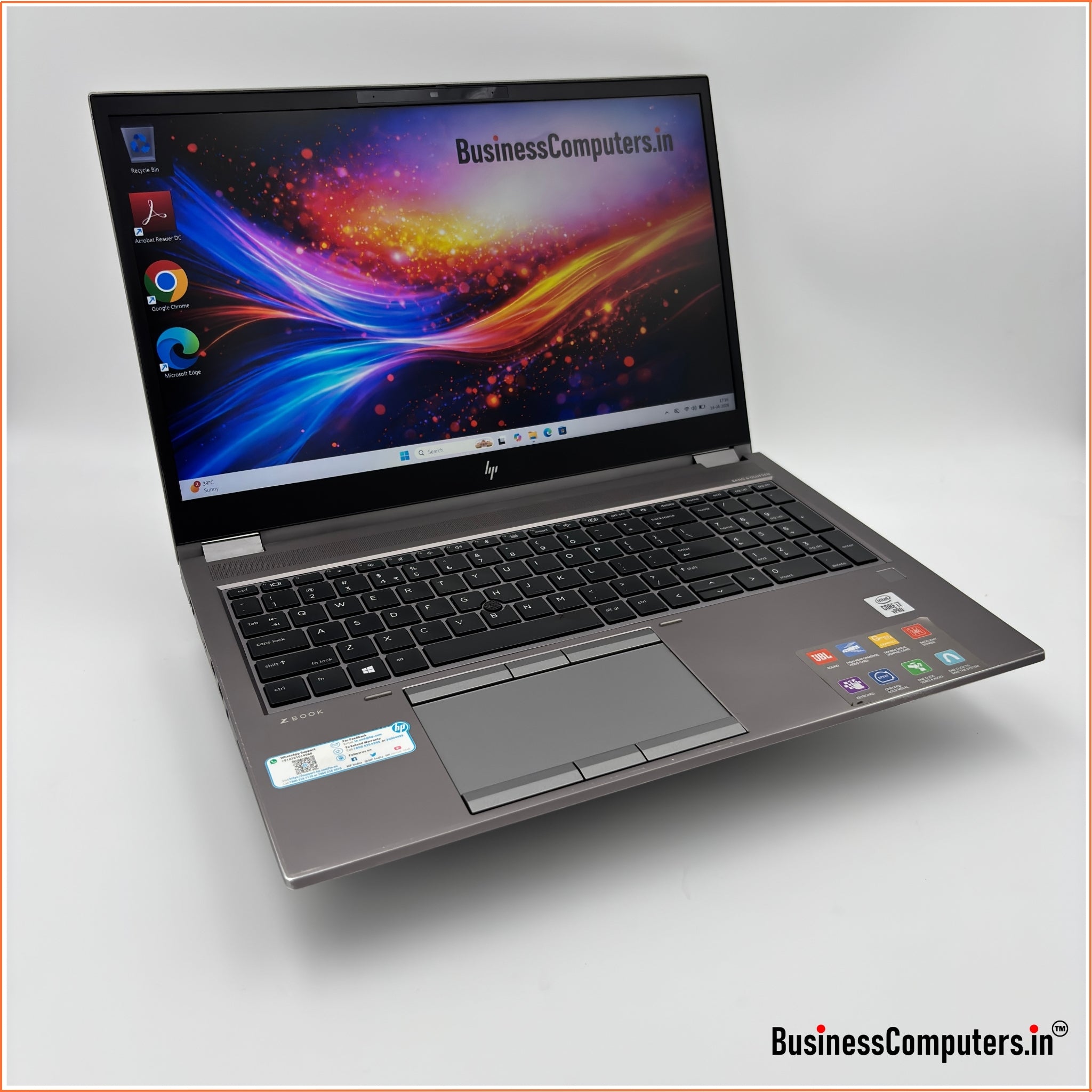 Certified Used HP ZBook Fury 15 G7 Intel Core i7 10th Gen Laptop