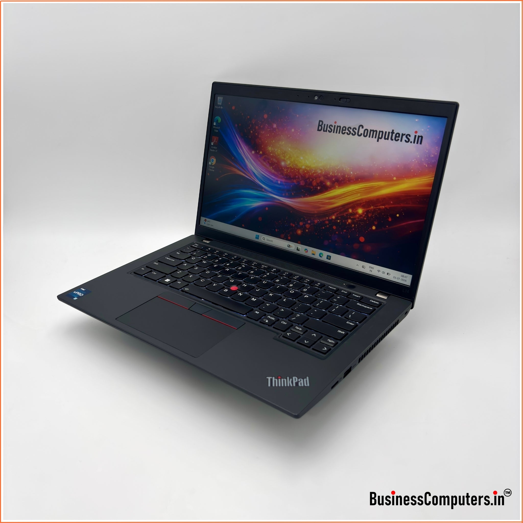 Certified Used Lenovo ThinkPad L14 Gen 4 Intel Core i7 13th Gen Laptop