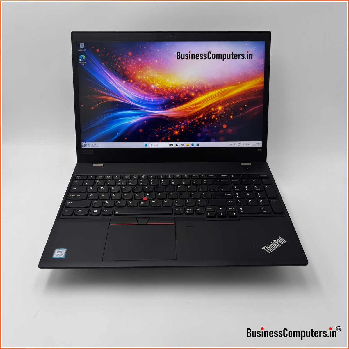 Certified Used Lenovo ThinkPad T580 Intel Core i5 8th Gen Laptop