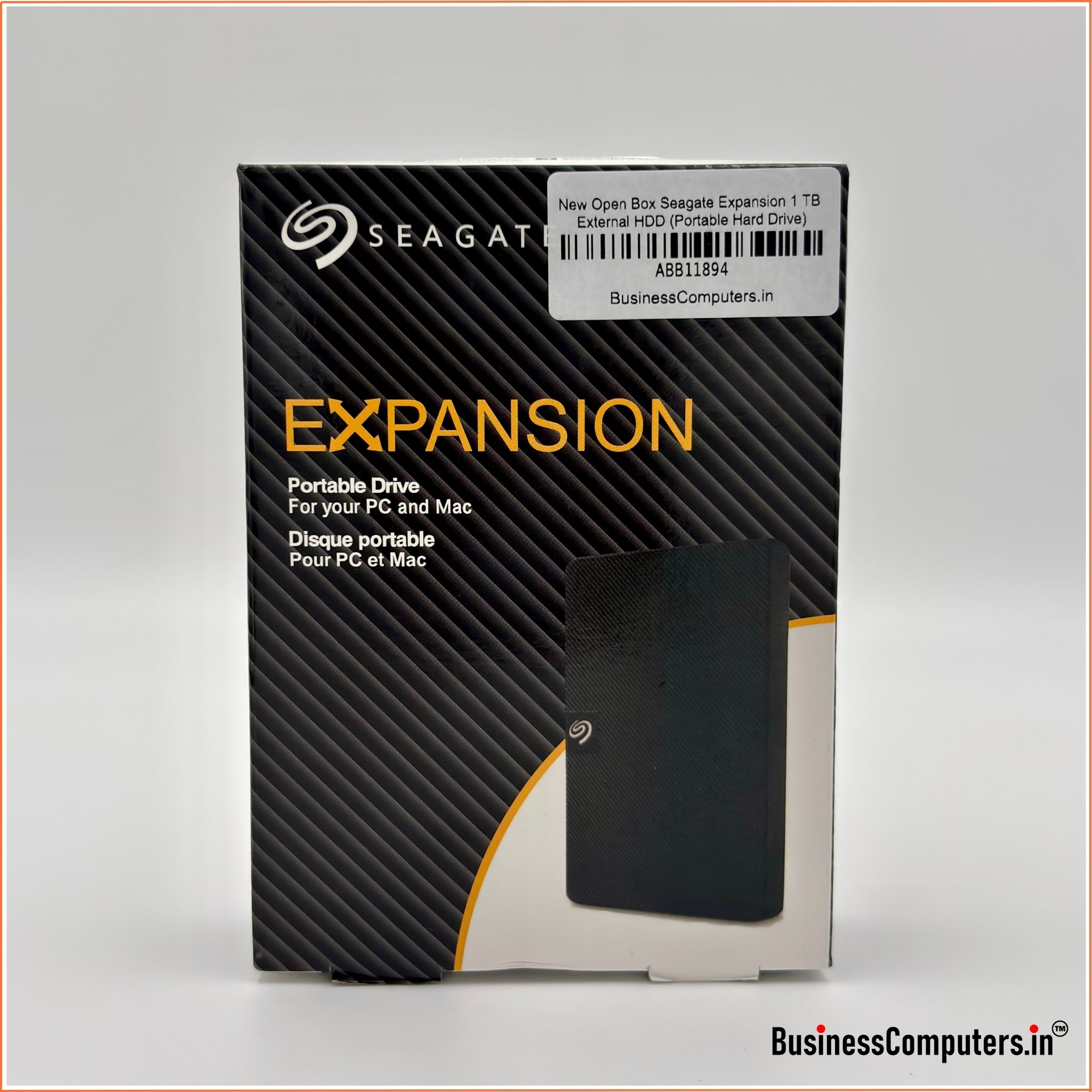 New Open Box Seagate Expansion 1 TB External HDD (Portable Hard Drive)